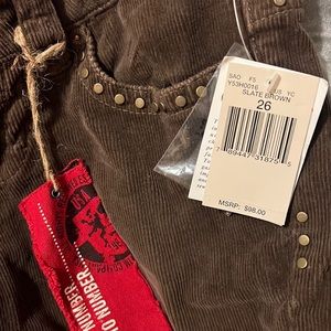 SLATE BROWN CORDUROY